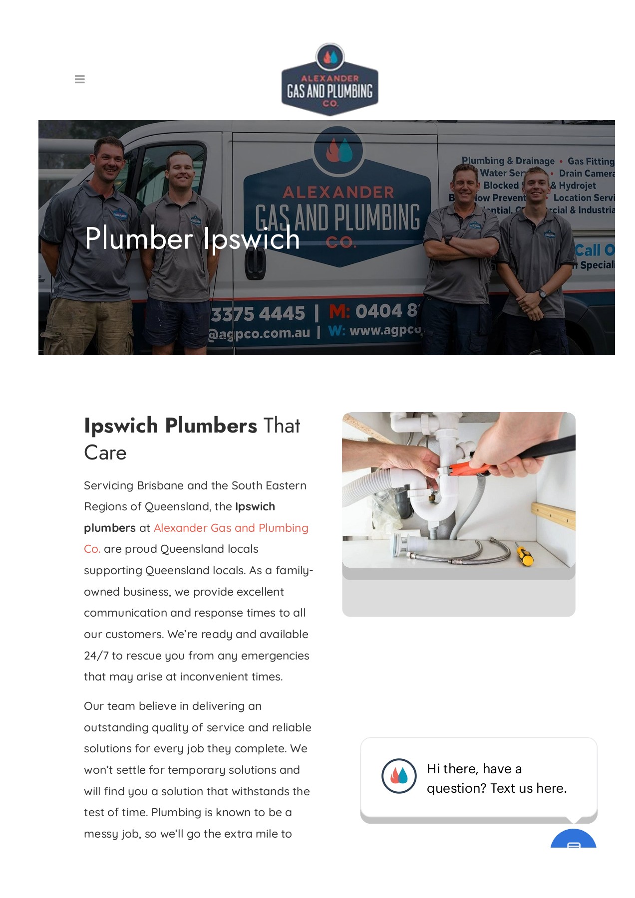 Plumber Ipswich alexandergasplumbinga Page 1 7 Flip PDF Online