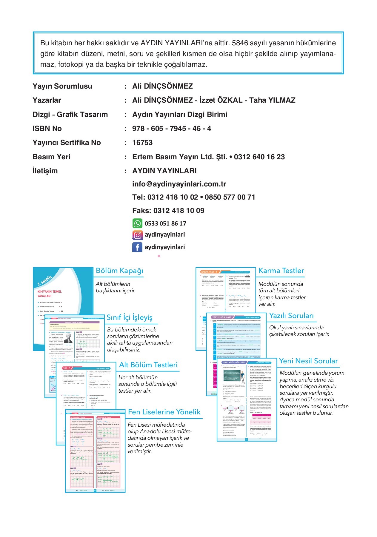 Aydin Yayinlari Kimya 9 Sinif Pdf
