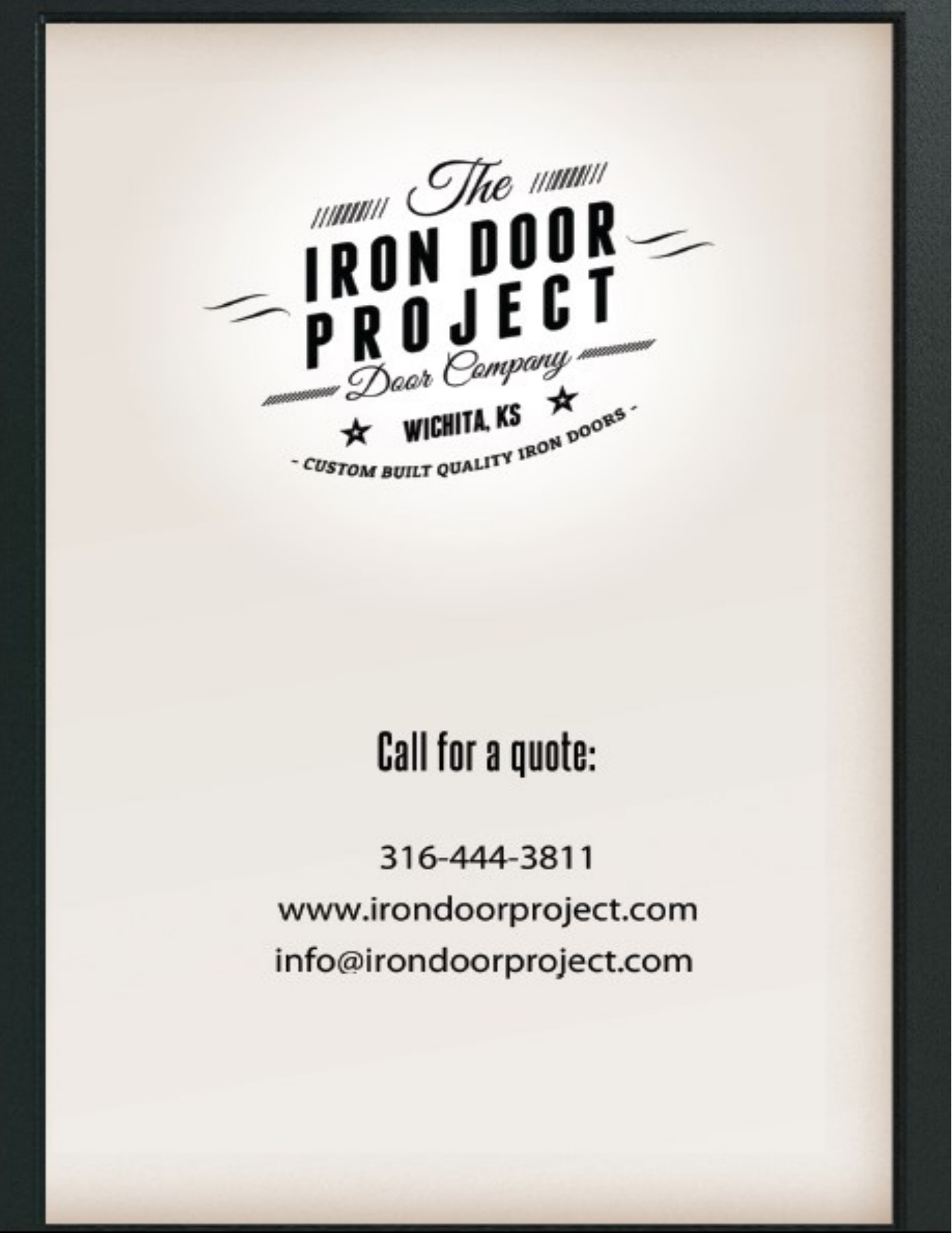 Iron Door Project Brochure The Iron Door Project Page 16 Flip PDF