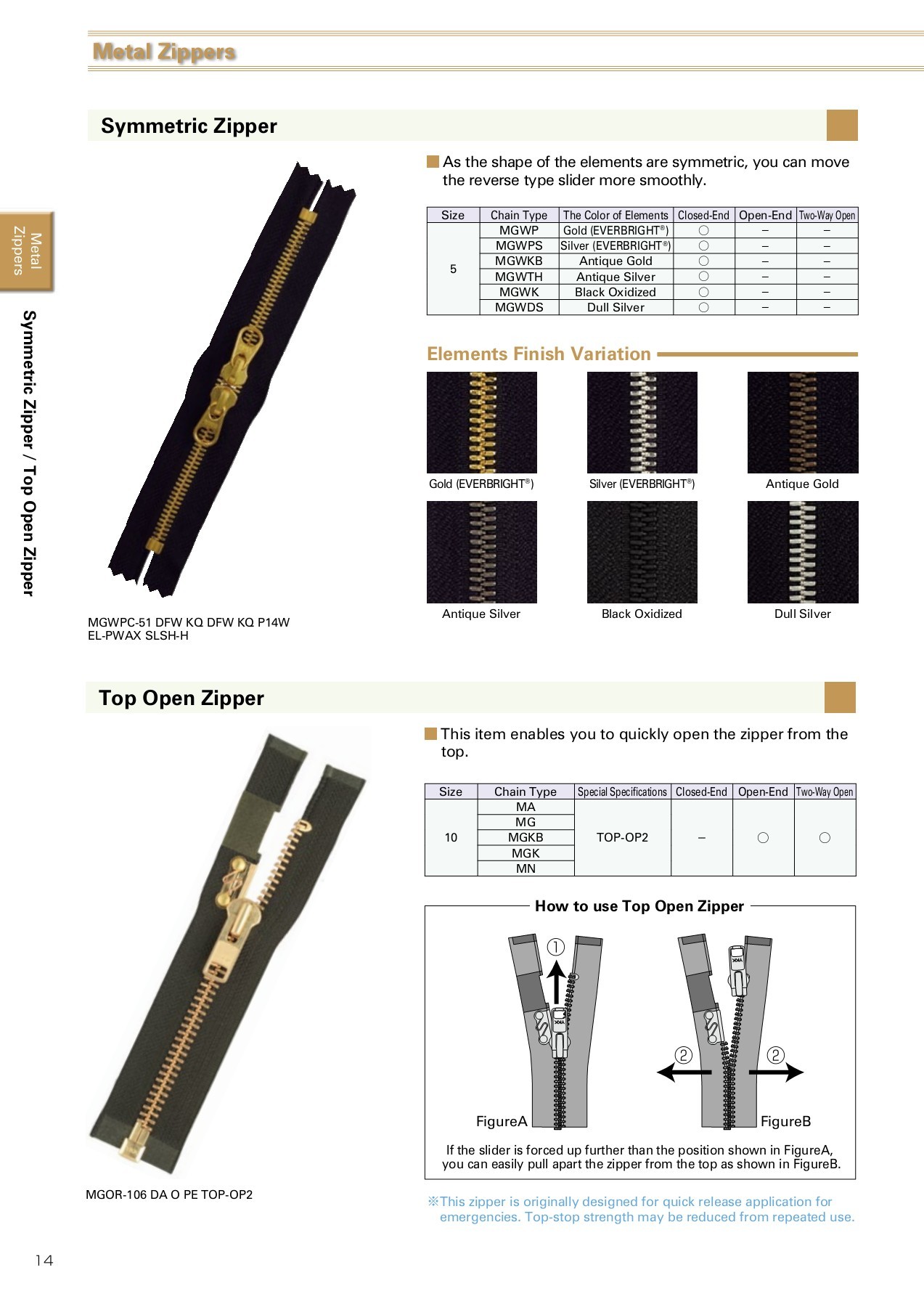YKK FASTENING CATALOGUE 2016 Trang 16 PDF lật trang trực tuyến PubHTML5