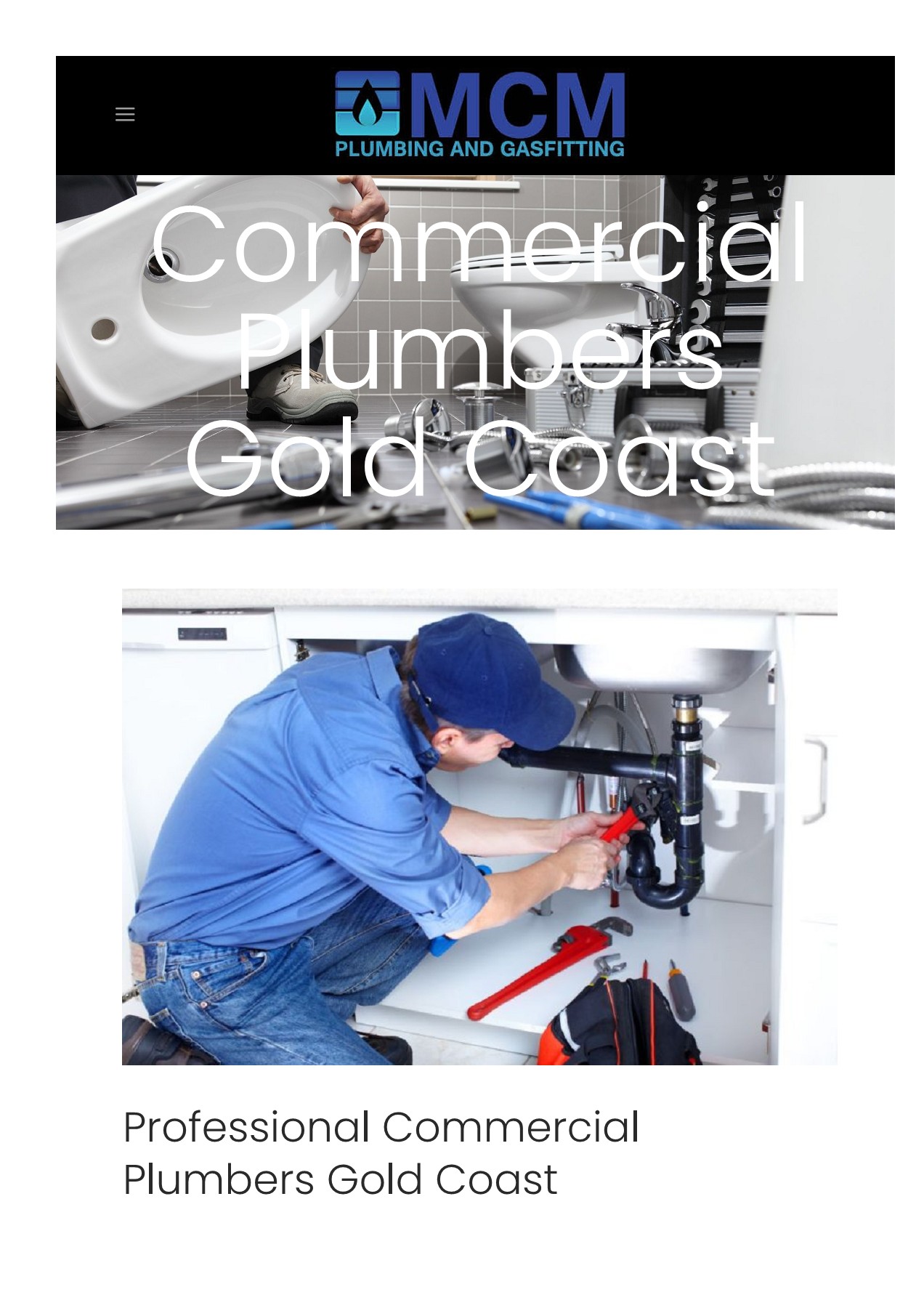 Commercial Plumbers Gold Coast mcmplumbing01 Page 1 10 Flip PDF