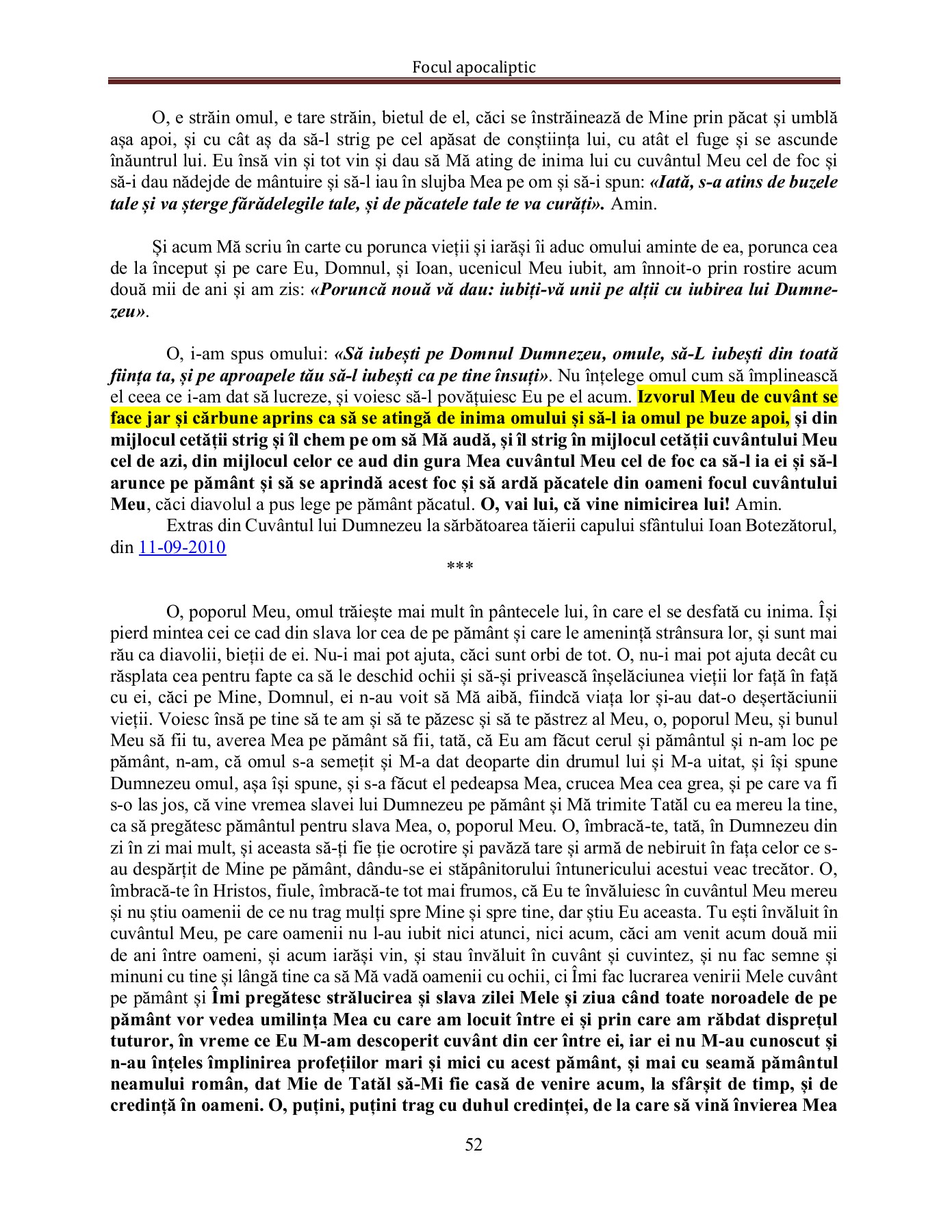 Cuvantul Lui Dumnezeu Despre Focul Apocaliptic DescÄrcare Carte 51 69 Pagini Pubhtml5