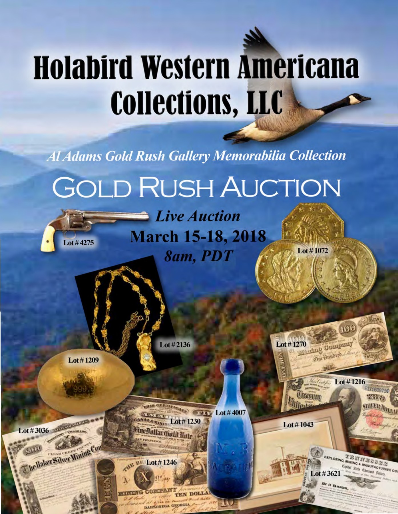 March 2018 Gold Rush Auction Catalog Holabird Americana Page 1
