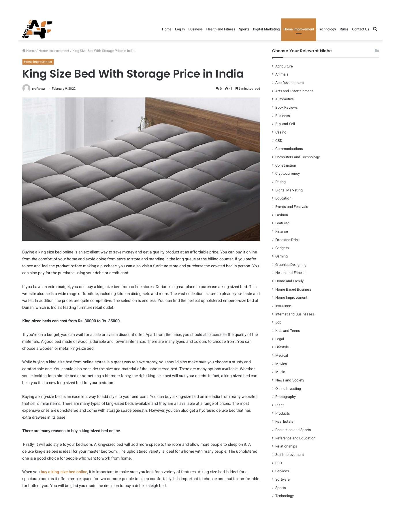 Buy King Size Bed Online in India Craft Toz Page 1 3 Flip PDF
