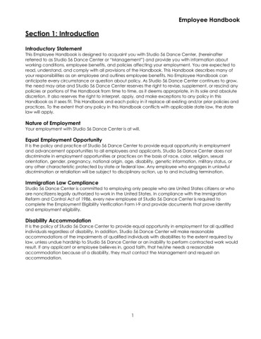 2022-23 Employee-Handbook - amy - Page 4 | Flip PDF Online | PubHTML5