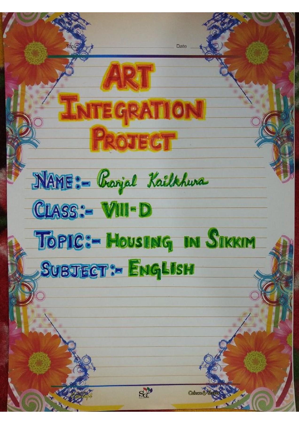ART INTEGRATION PROJECT CLASS VIII Neema Sethi Page 1 Flip PDF Online PubHTML5