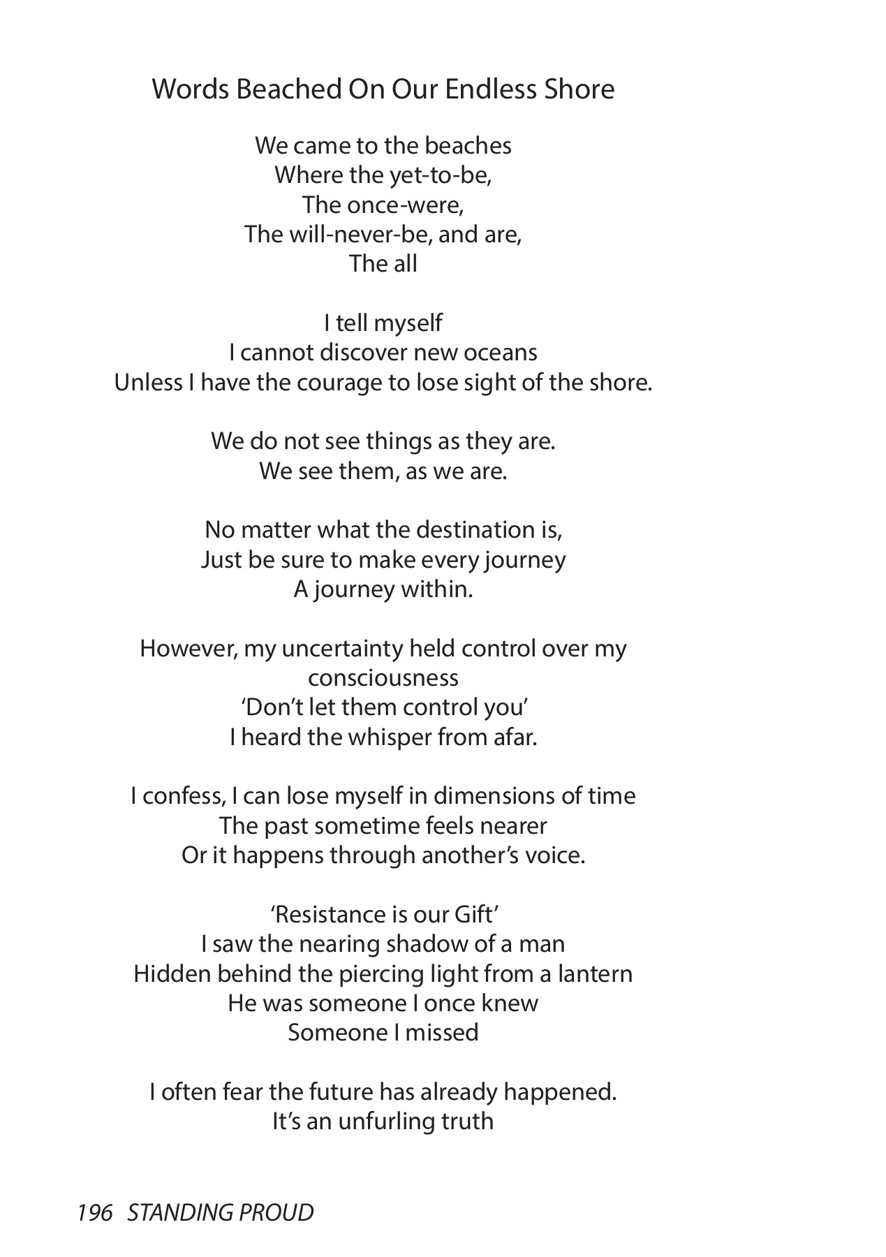 Standing Proud Poetry Anthology 2020 holly Page 196 Flip PDF