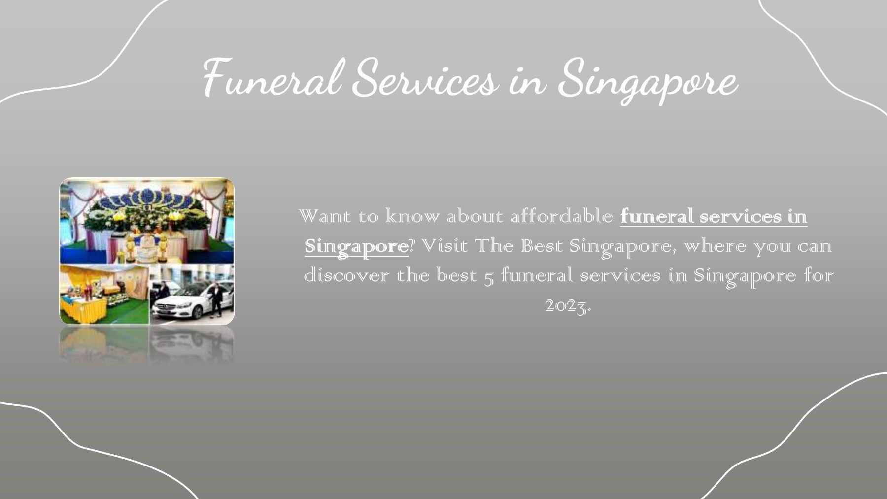 Funeral Services in Singapore The Best Singapore Page 1 5 Flip