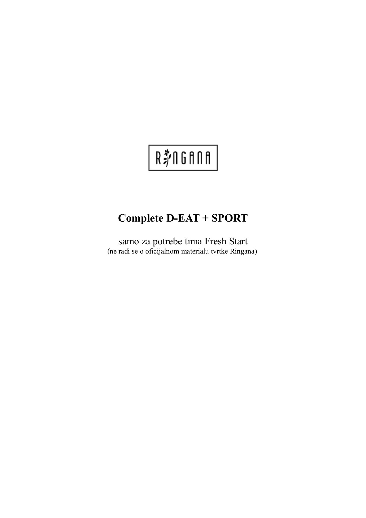 Complete + Sport HR Barbora Domijan Stranica 1 7 listanje PDF