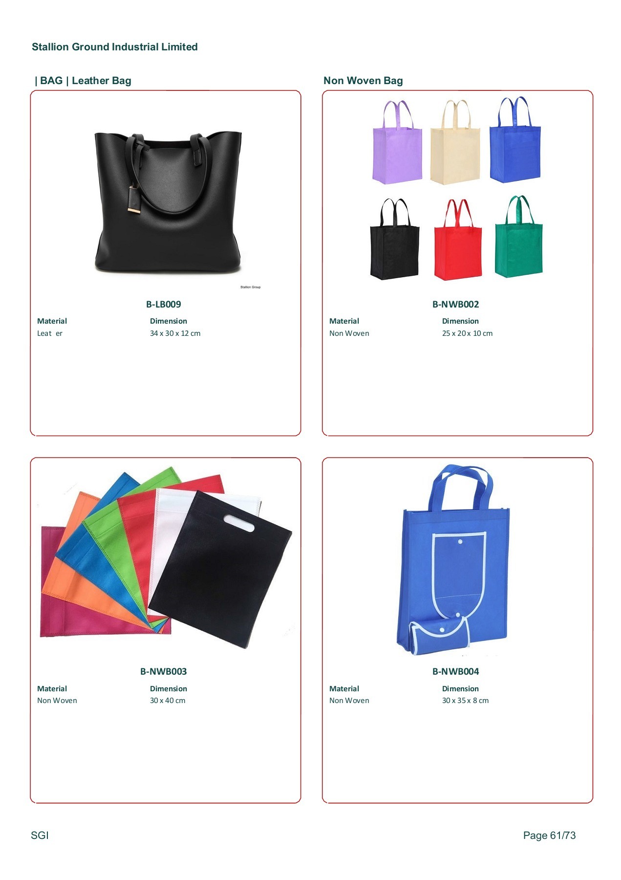 SGI Catalogue 01. BAG adamsarfati10 Page 61 Flip PDF Online