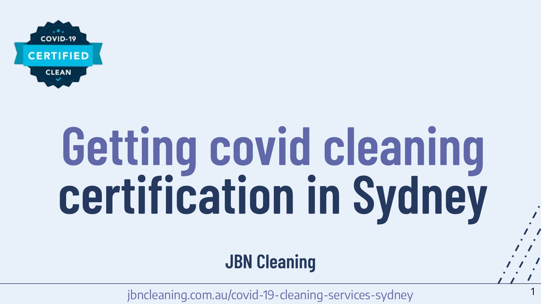 Getting covid cleaning certification in Sydney JBN Cleaning johnjbn2020 Page 1 12 Flip