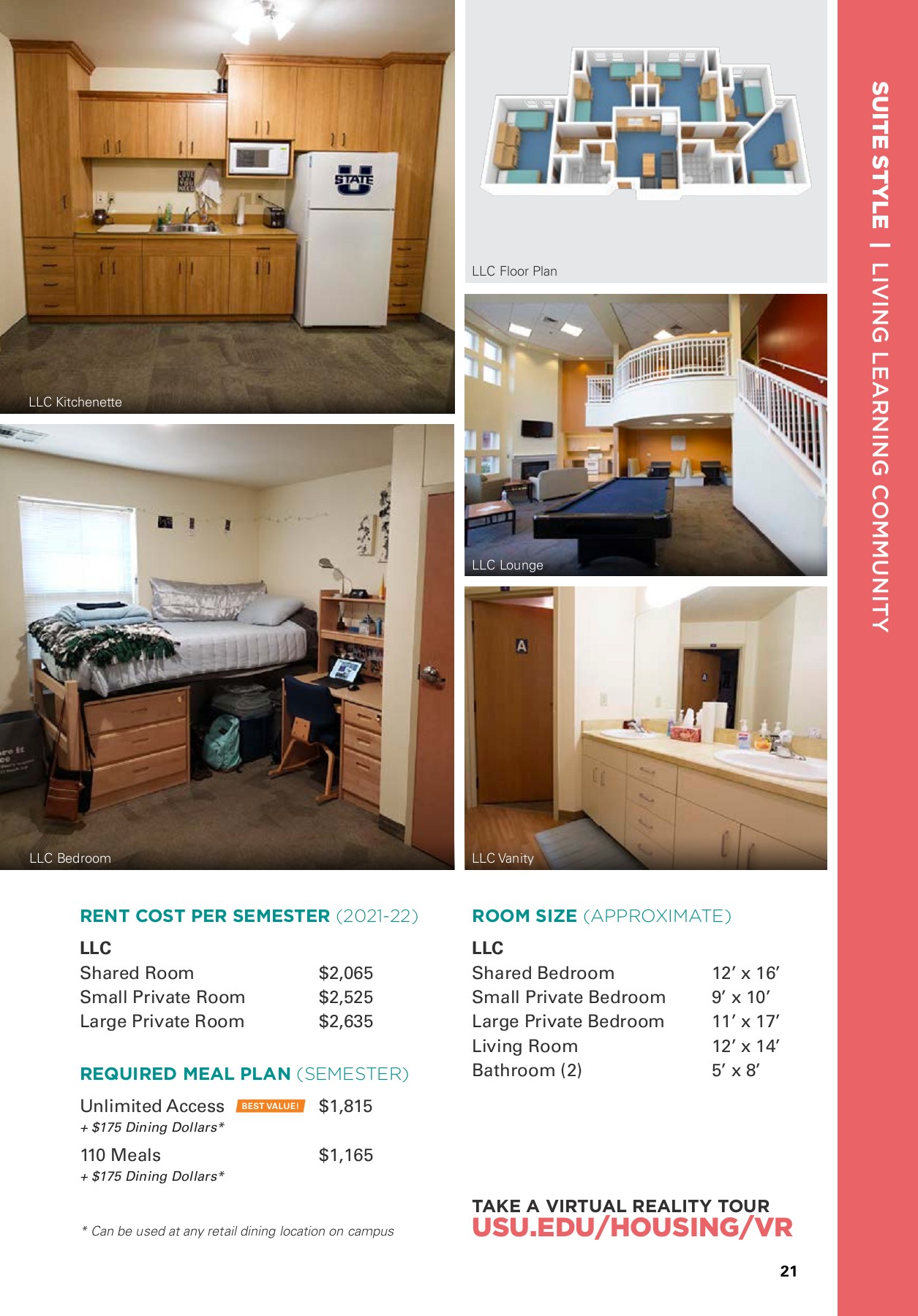 202122 USU Single Housing Viewbook housingmarketing Page 21 Flip PDF Online PubHTML5