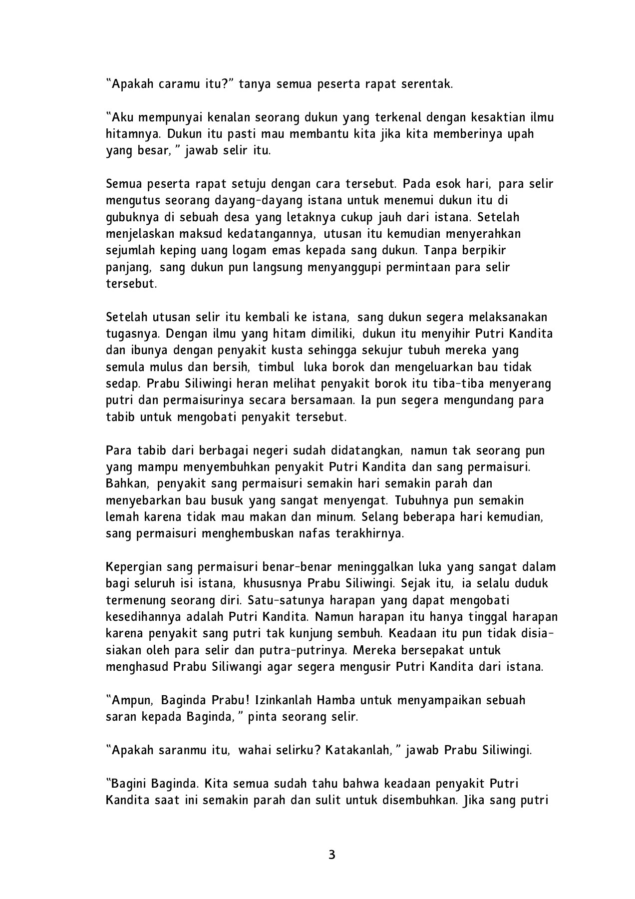 Dongeng Prabu Siliwangi Dalam Bahasa Sunda Fun Books