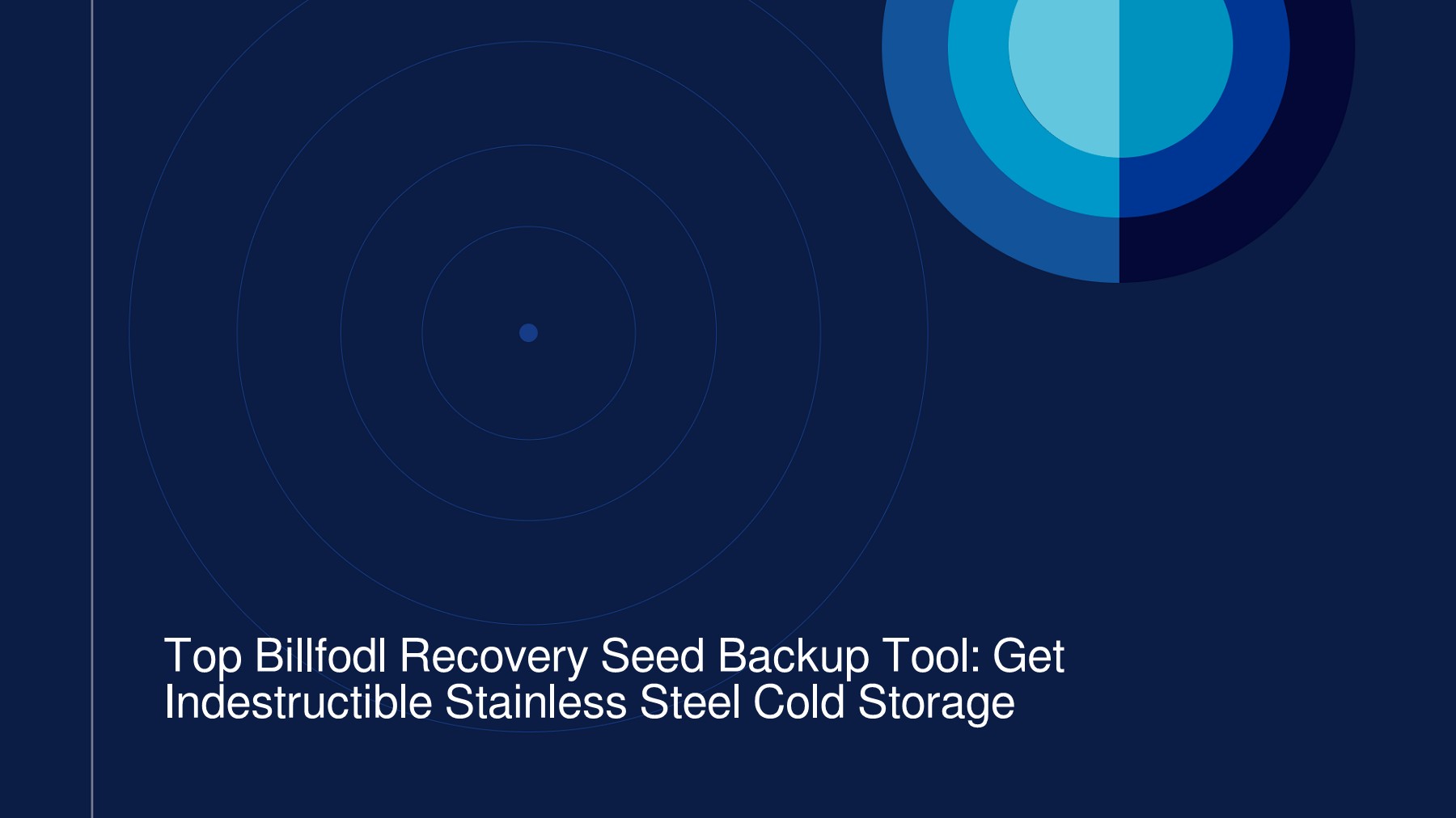 Top Billfodl Recovery Seed Backup Tool Get Indestructible Stainless