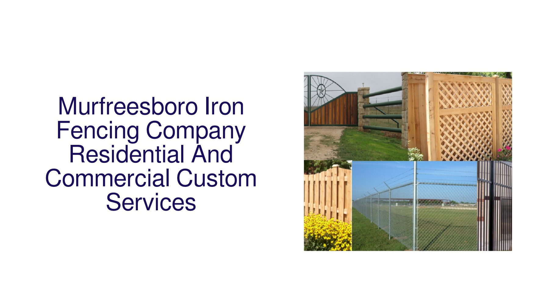 Murfreesboro Iron Fencing Company Residential And Commercial Custom