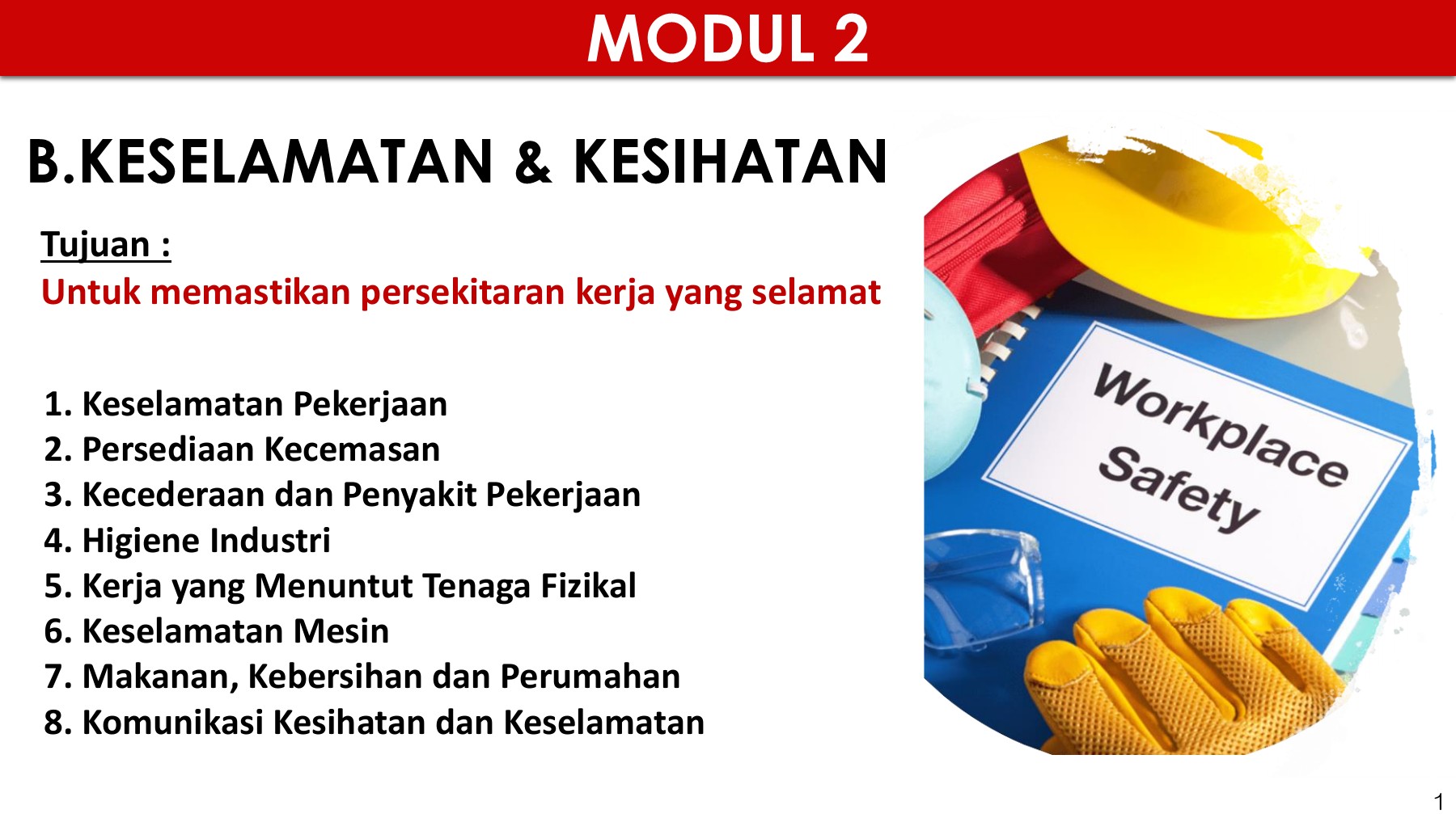Definisi Kesihatan Dan Keselamatan Di Tempat Kerja Dengan keselamatan