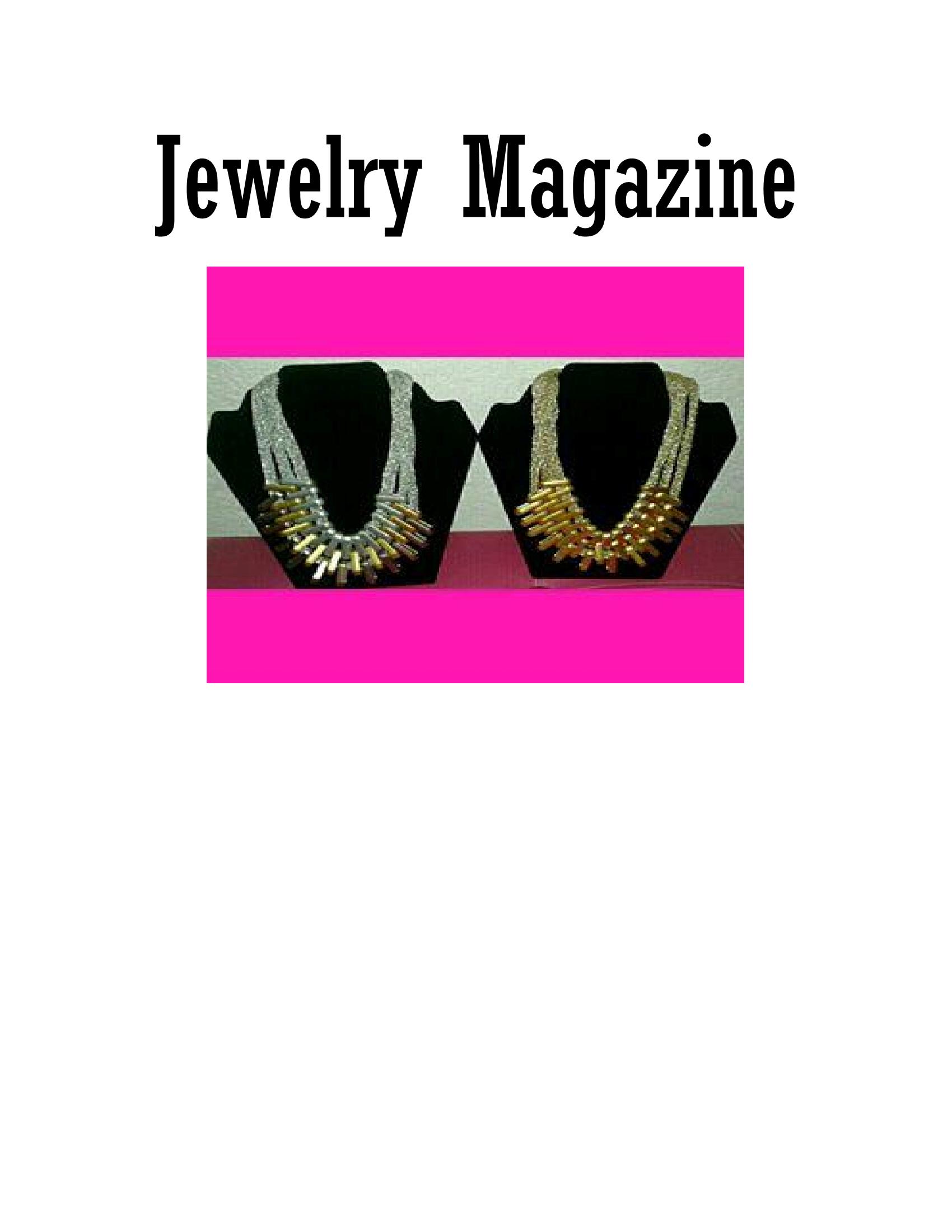 Jewelry Magazine New lookinggood246 Page 1 8 Flip PDF Online