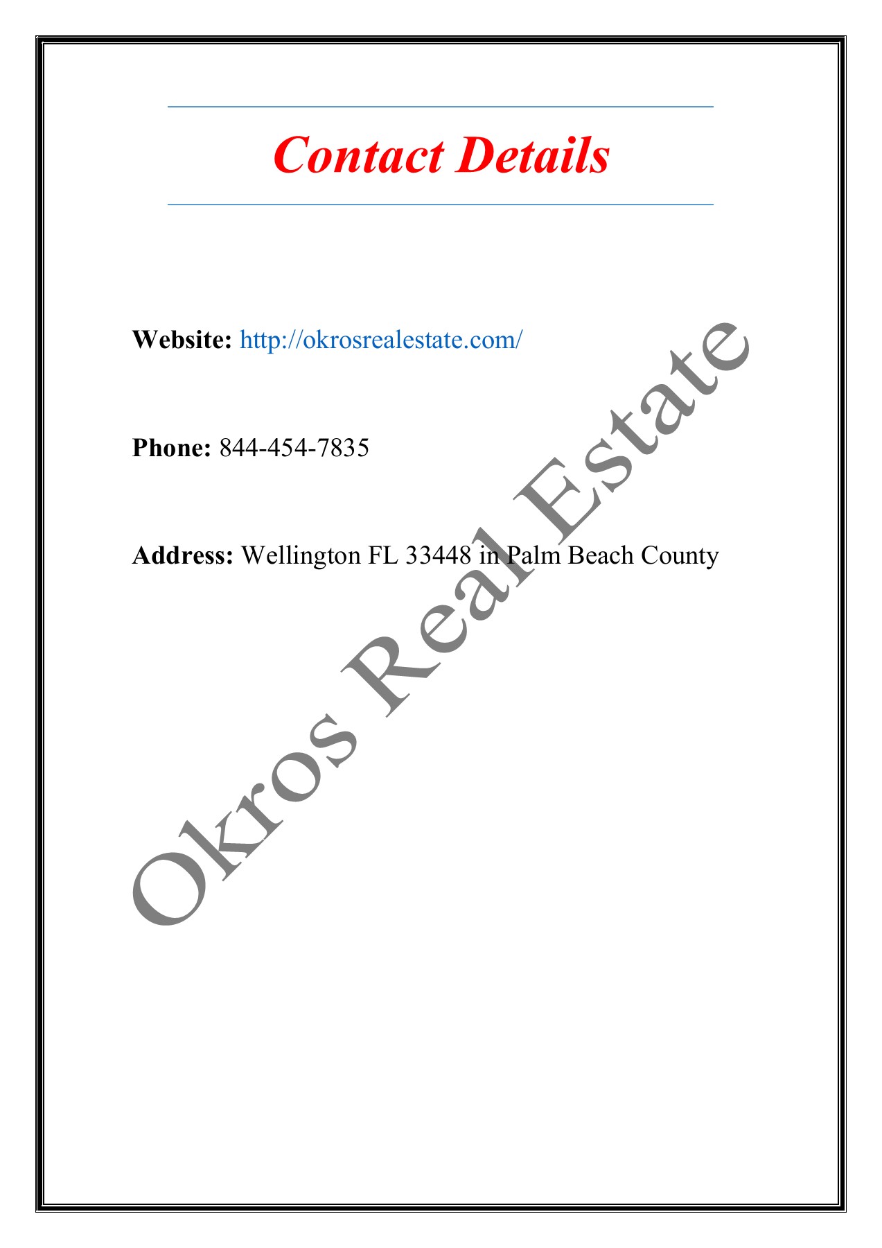 Do I Really Need to Hire a Wellington Real Estate Agent? Okros Real