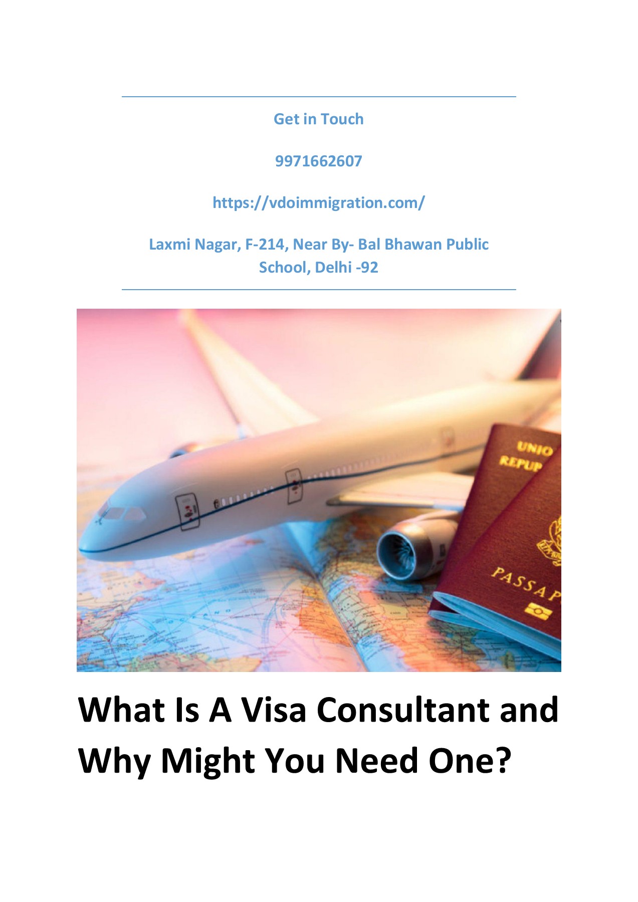 What Is A Visa Consultant And Why Might You Need One VDo Immigration Page 1 3 Flip PDF