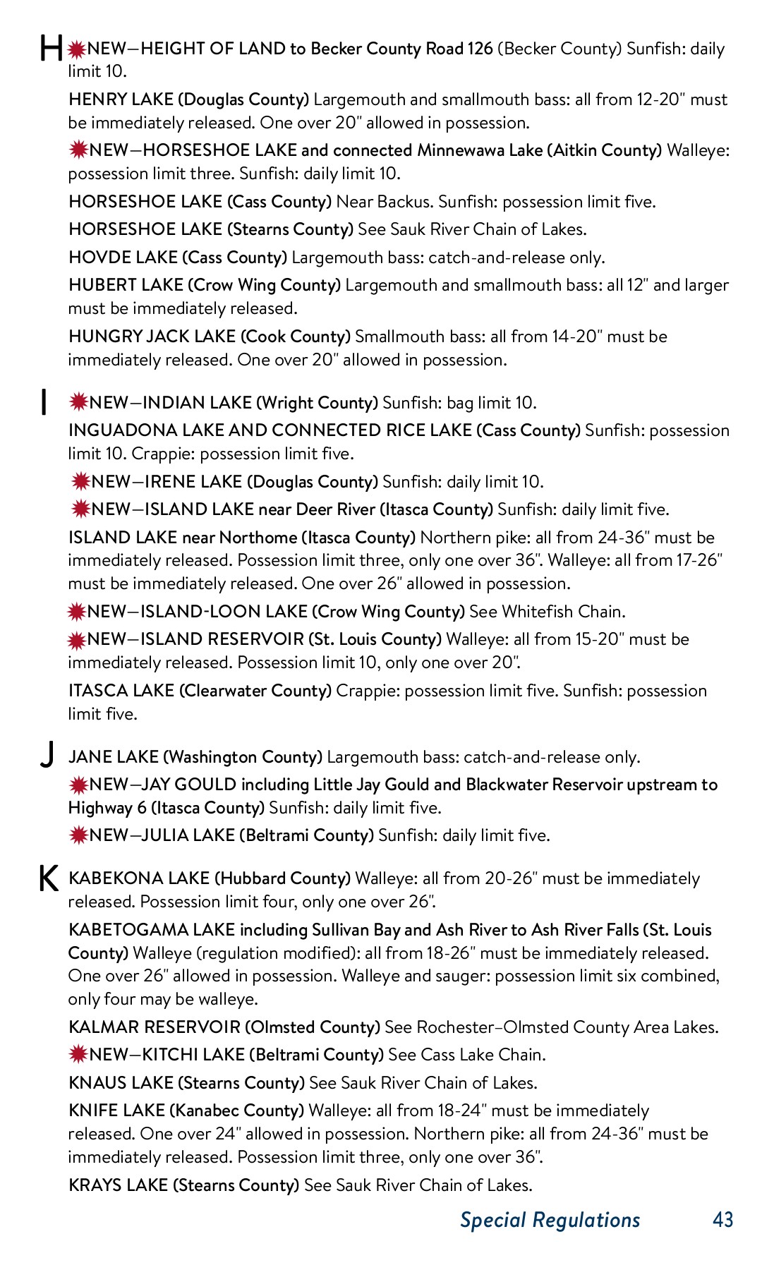 MN Fishing Regulations 2021 Isaac Dixson Page 43 Flip PDF Online