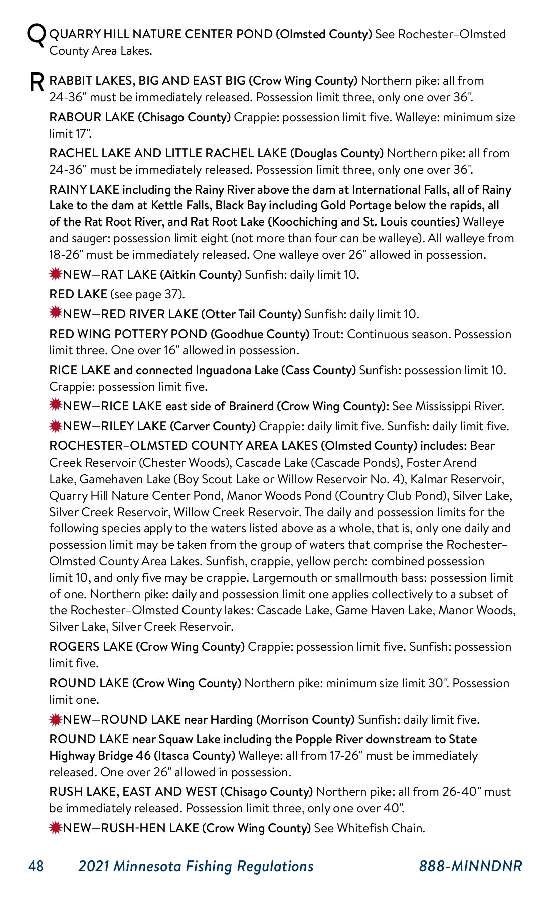 MN Fishing Regulations 2021 Isaac Dixson Page 48 Flip PDF Online