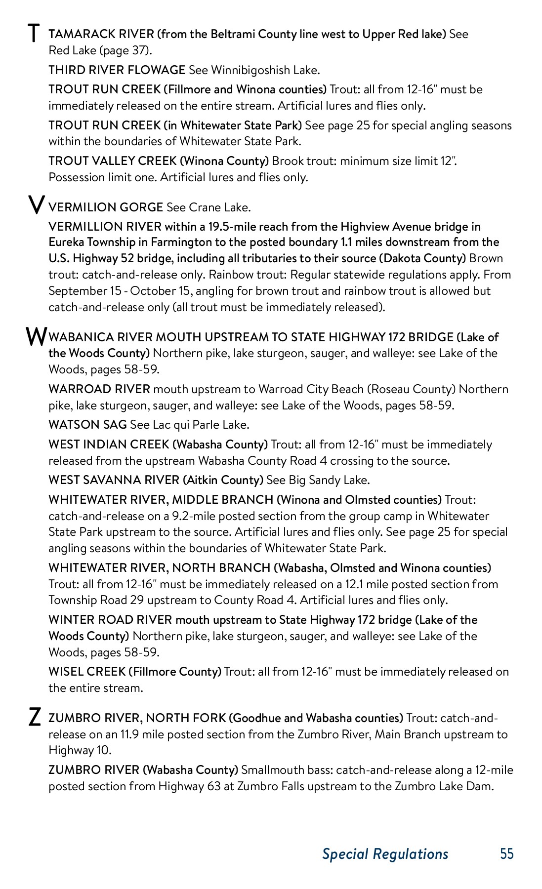 MN Fishing Regulations 2021 Isaac Dixson Page 55 Flip PDF Online