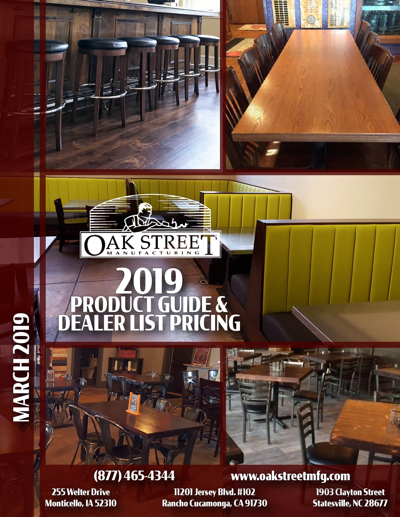 2019 Oak Street Manufacturing Product Catalog and Price List dj
