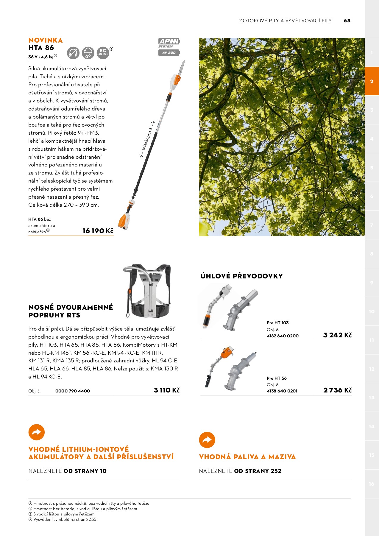 STIHL_Katalog_2021 admin Stránka 63 Překlopení PDF online PubHTML5