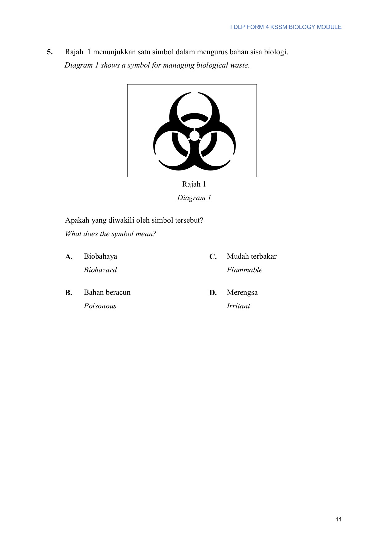 MODUL DLP BIOLOGI KSSM T4 yusupsmksu Muka Surat 16 Membalik PDF