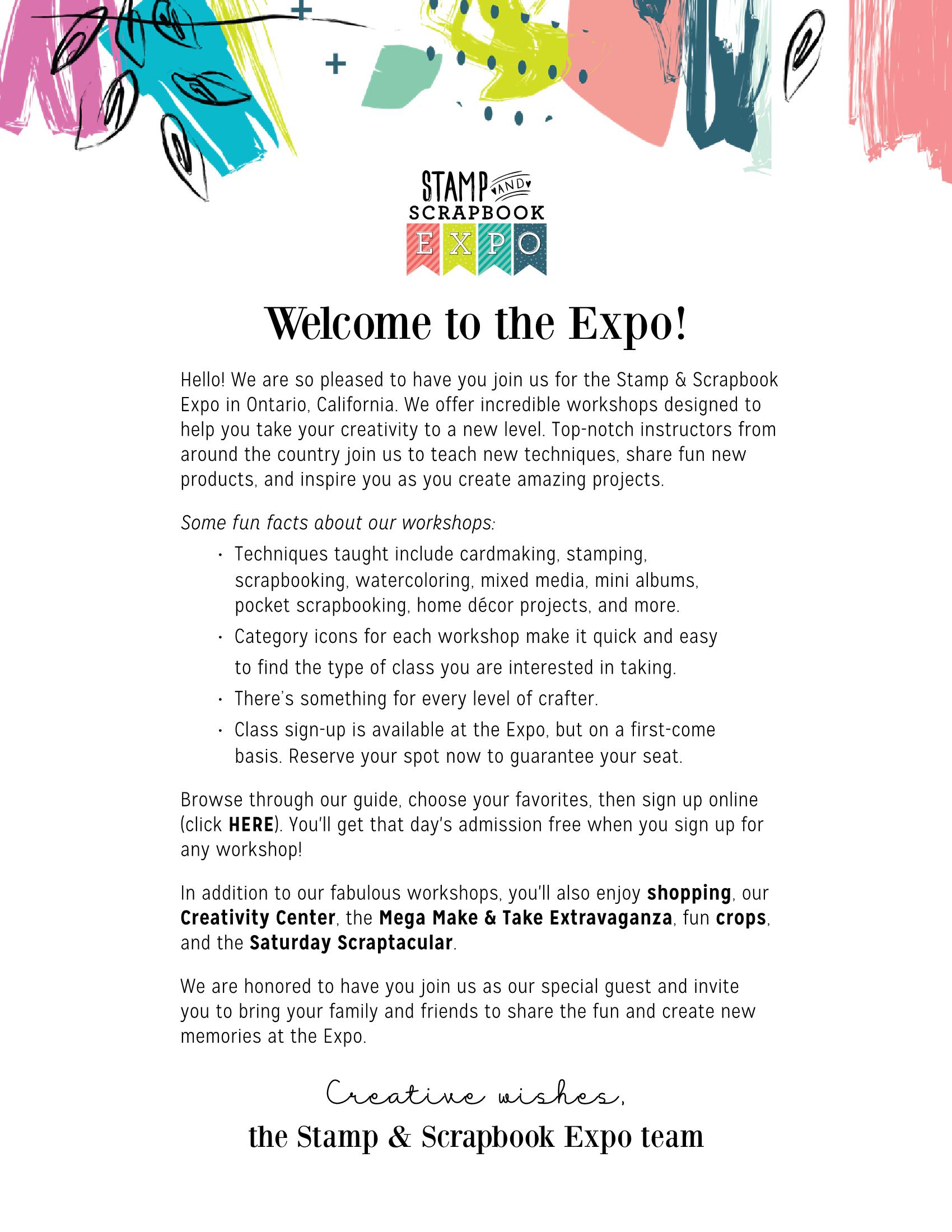 2019 Stamp & Scrapbook Expo Ontario Guide Stamp & Scrapbook