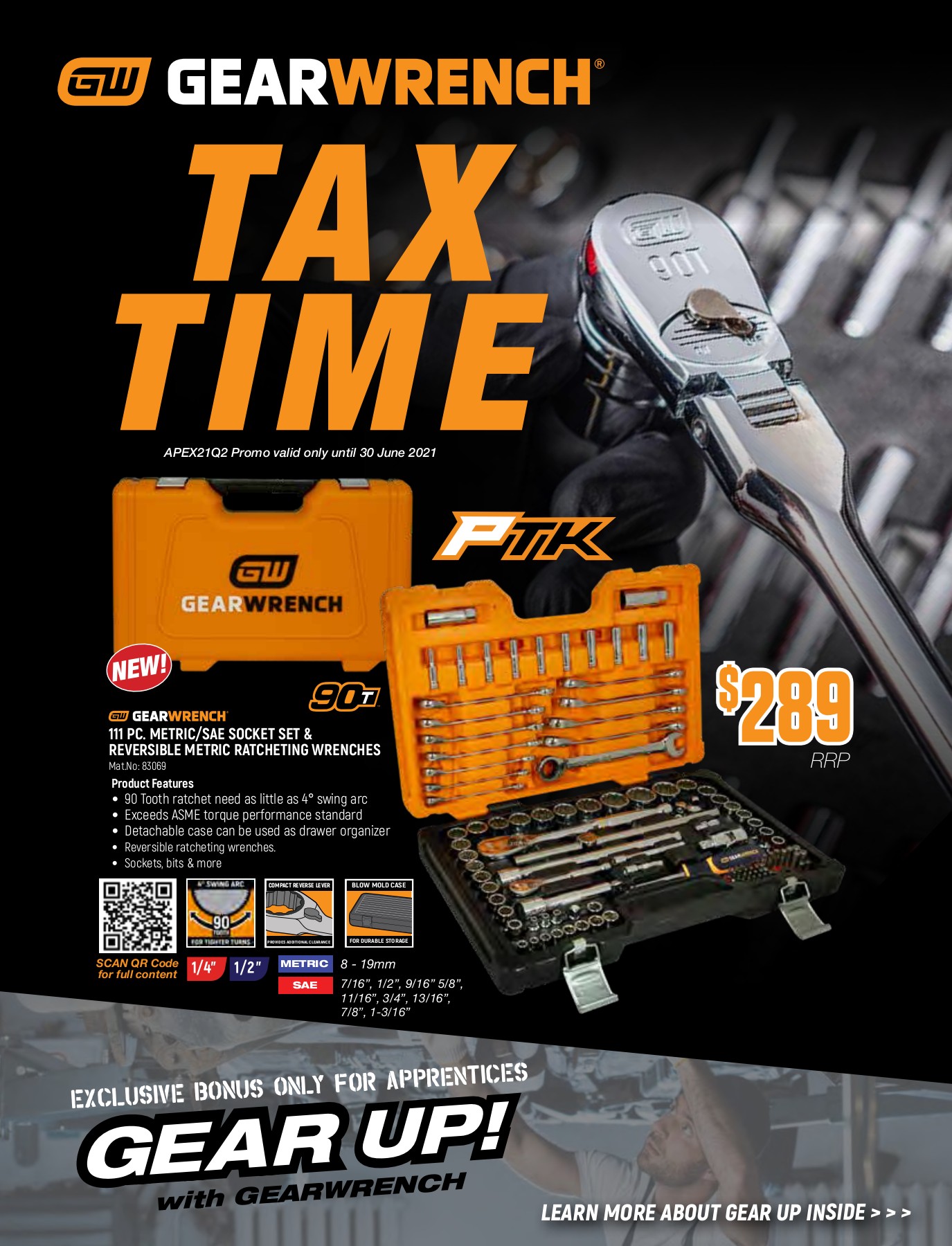 Gearwrench Tax Time catalogue Q2 2021 sales Page 1 0 Flip PDF