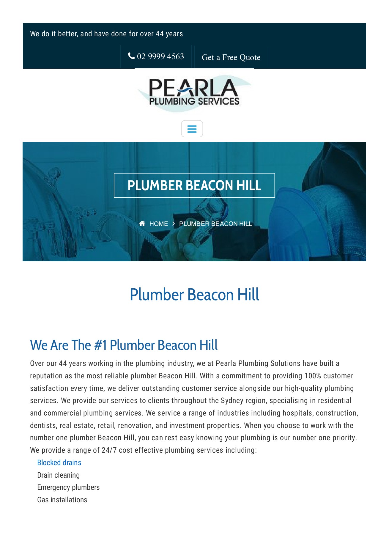 Plumber Beacon Hill Pearla Plumbing Page 1 4 Flip PDF Online