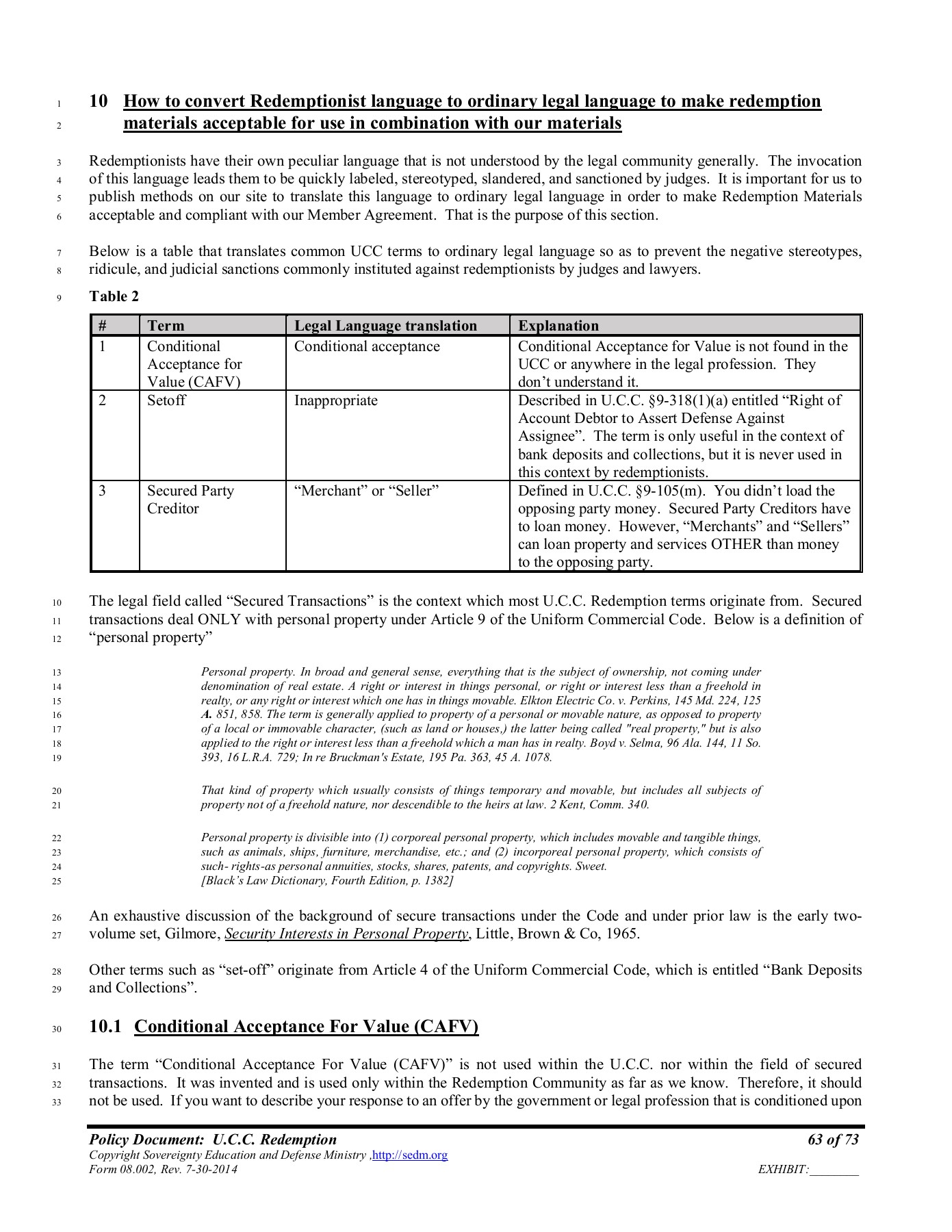 Policy DocumentUCC Redemption lakisha_edwards1 Page 63 Flip PDF