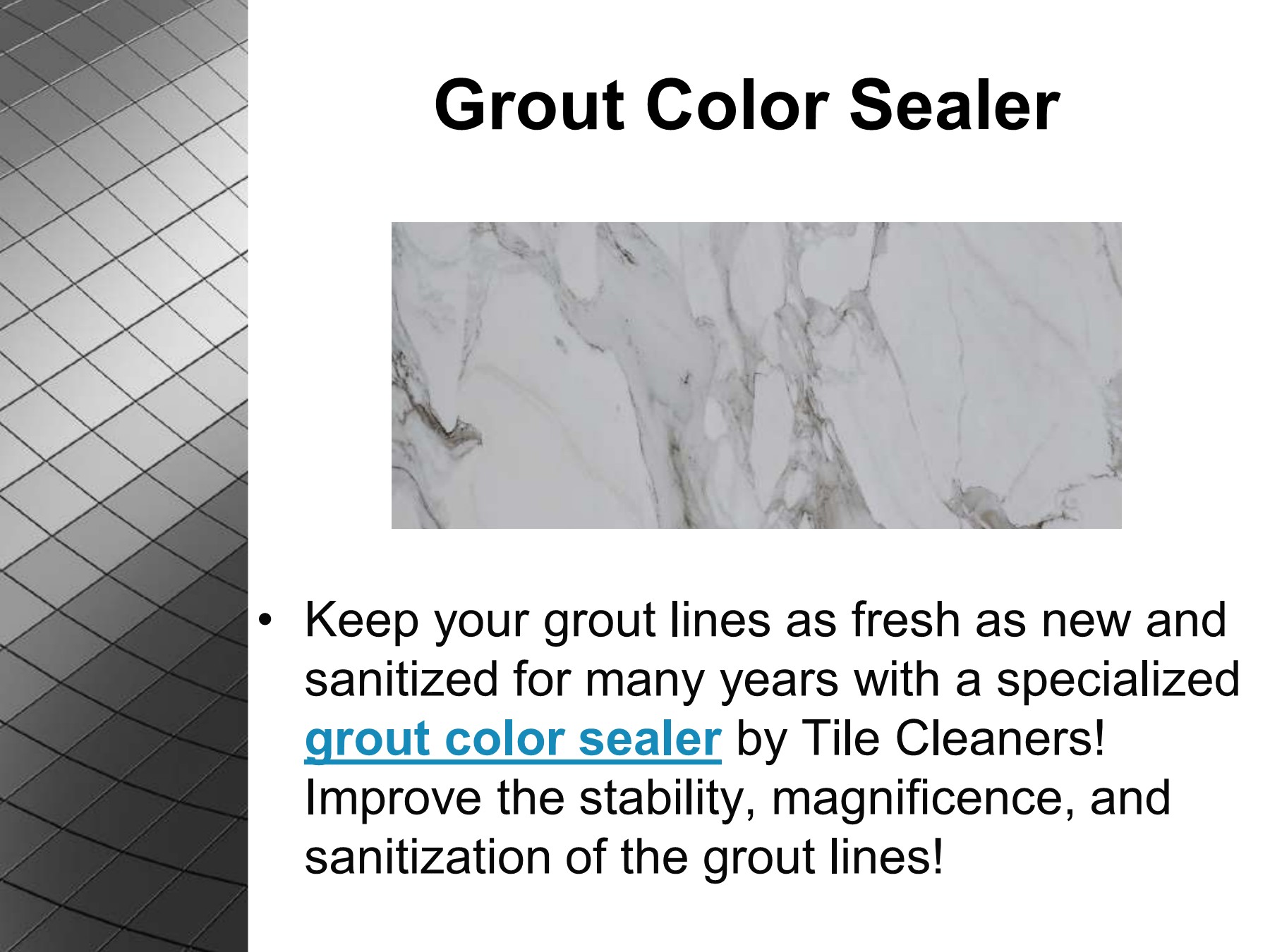 Grout Color Sealer Tile Cleaners Inc Page 1 5 Flip PDF Online