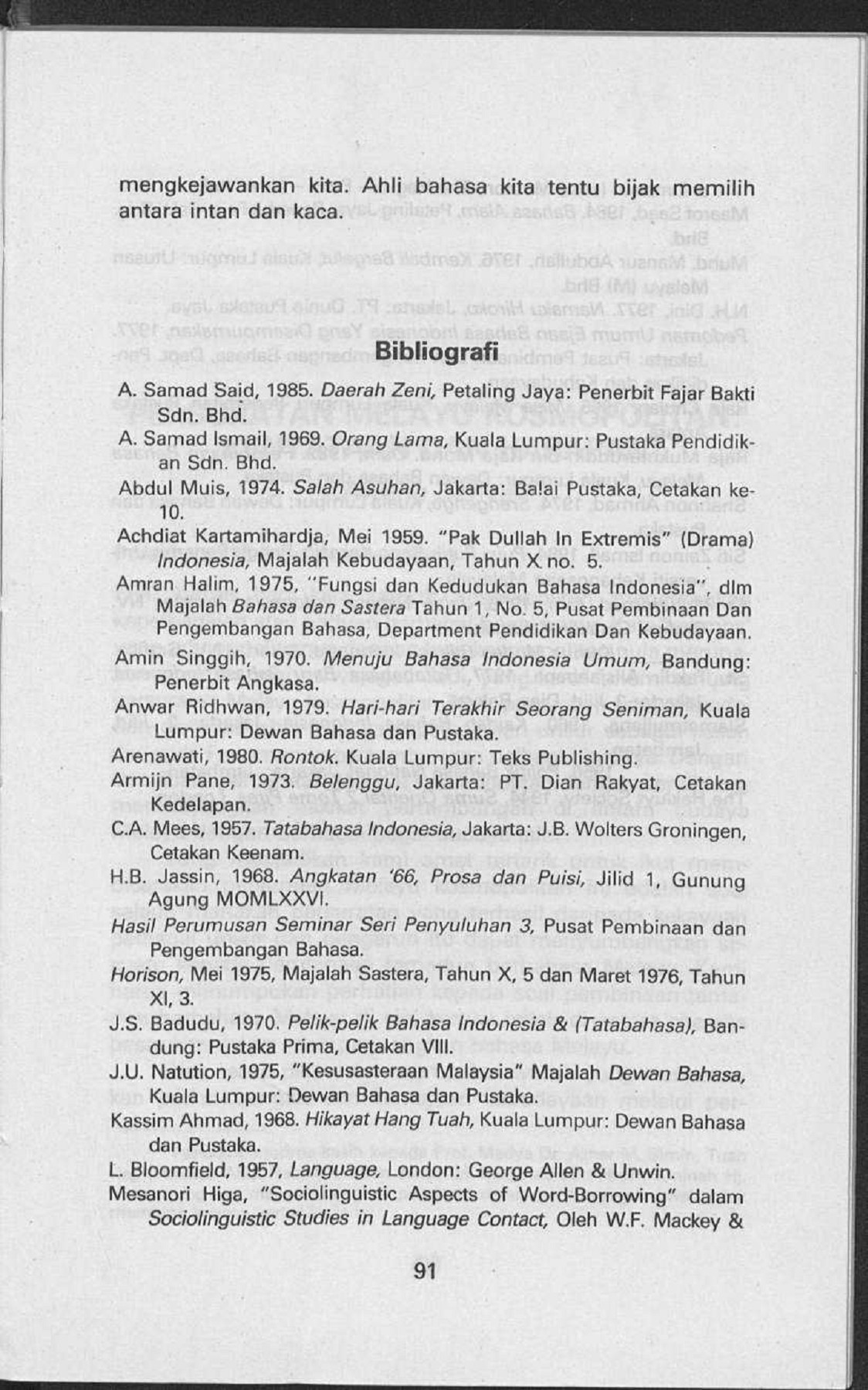 Sastera Melayu Dan Tradisi Kosmopolitan - Membalik Buku Halaman 101-150 | Pubhtml5
