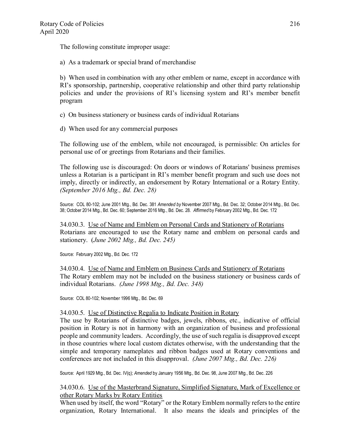 Rotary International Code of Policies ReachOut Page 232 Flip PDF