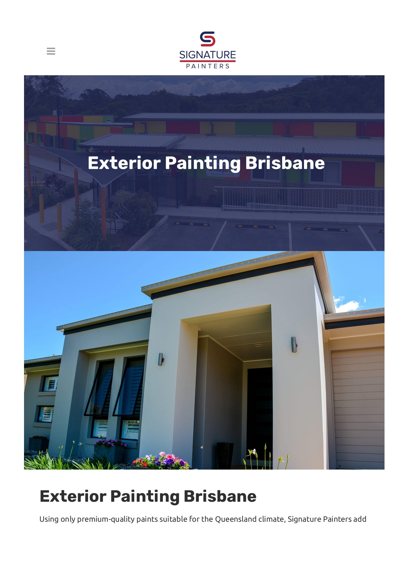 Exterior Painting Brisbane Signature Painters Page 1 7 Flip PDF Online PubHTML5