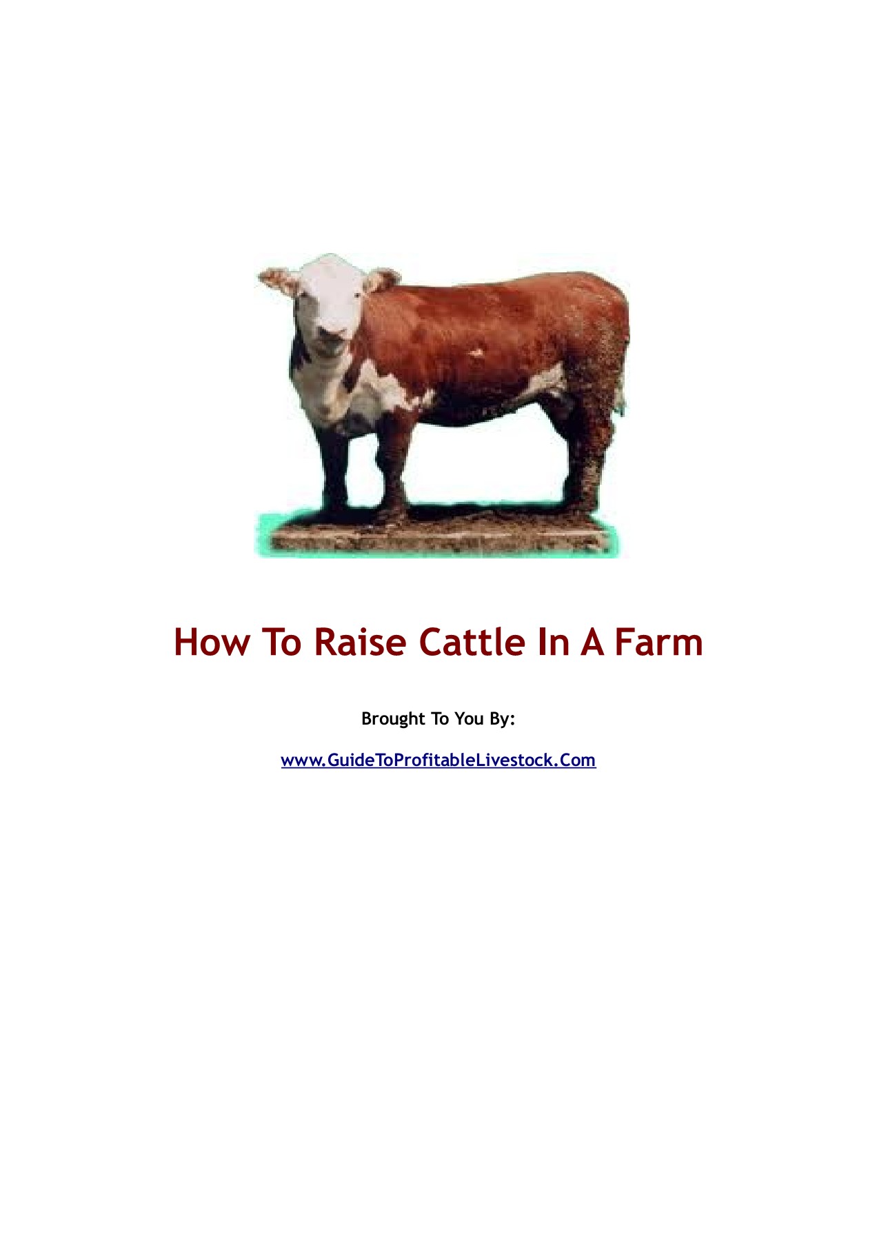 How To Raise Cattle In A Farm paulreyes247 Page 1 6 Flip PDF