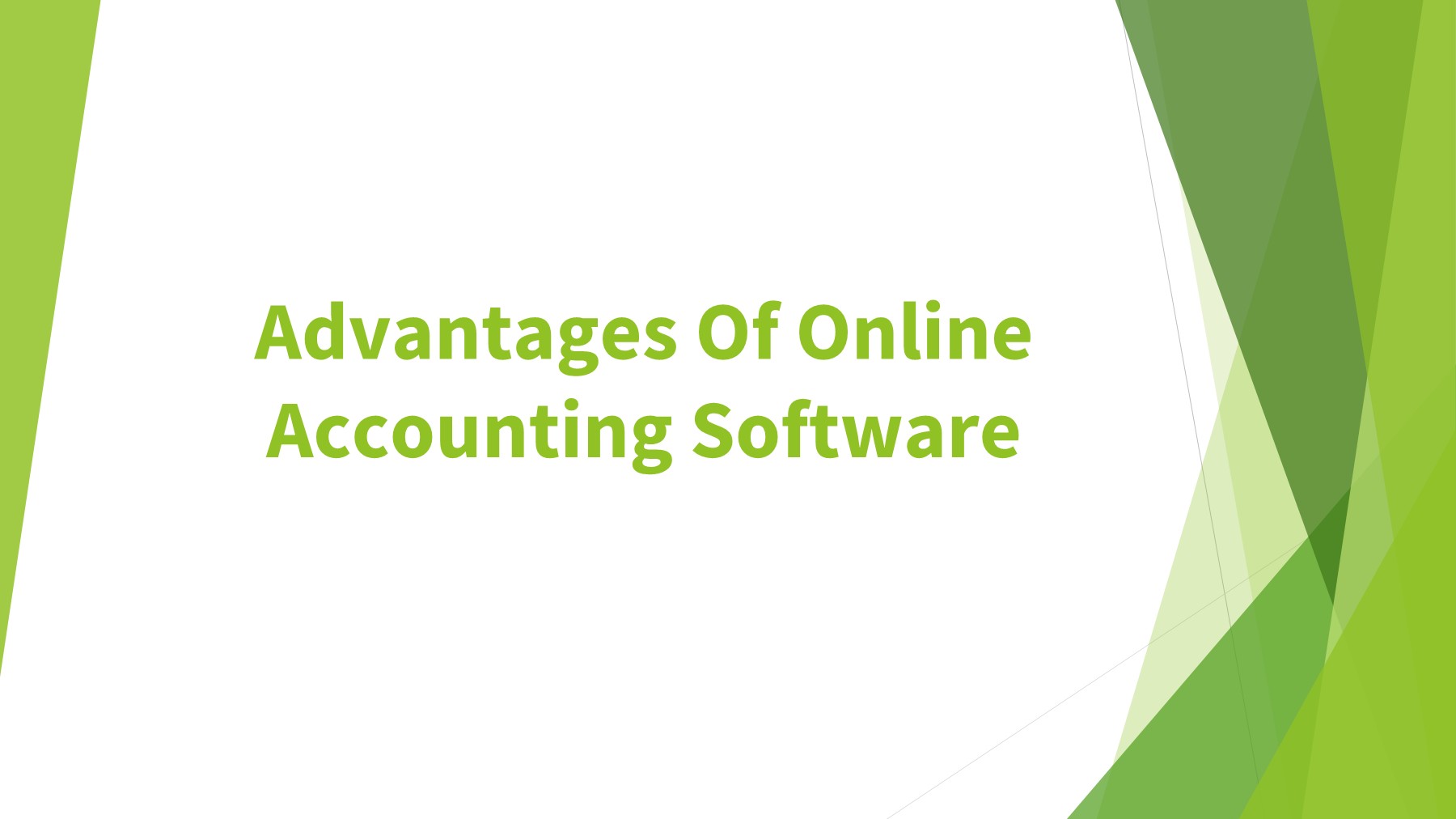 Online accounting software Simple accounting software