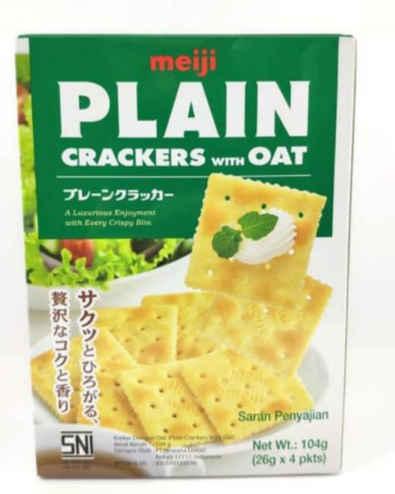 Meiji Oat Crackers 104 Gr Scran Online Shop