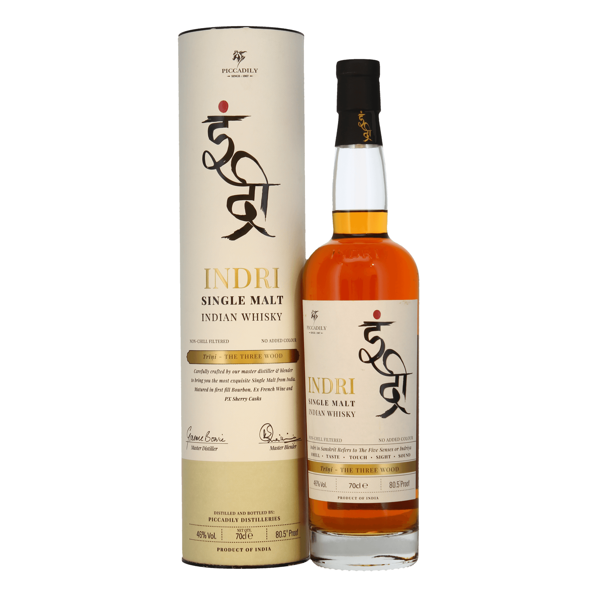 Indri Single Malt Whisky Trini, 70cl Windmill Cellar