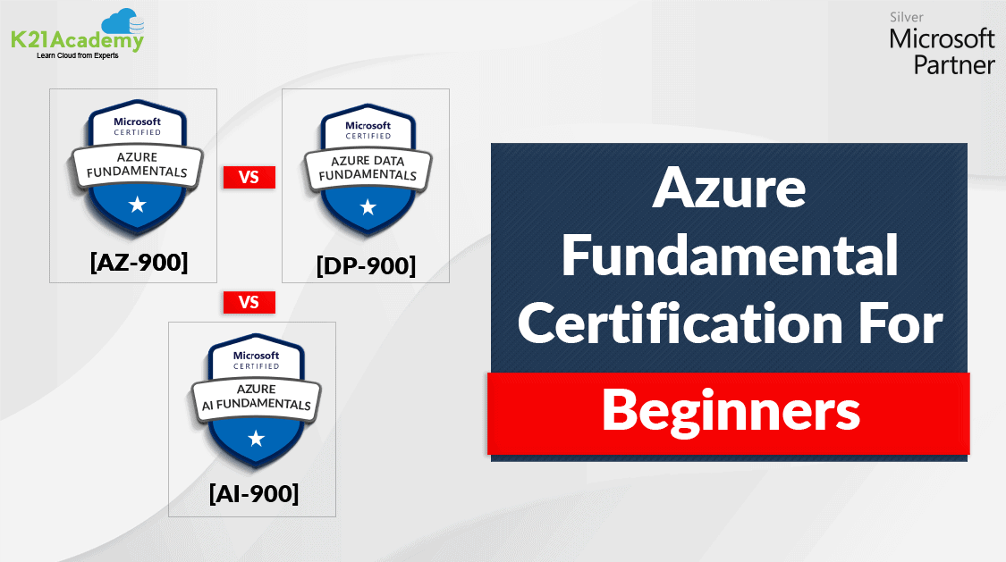 Azure Fundamental Certification AZ900 vs AI900 vs DP900