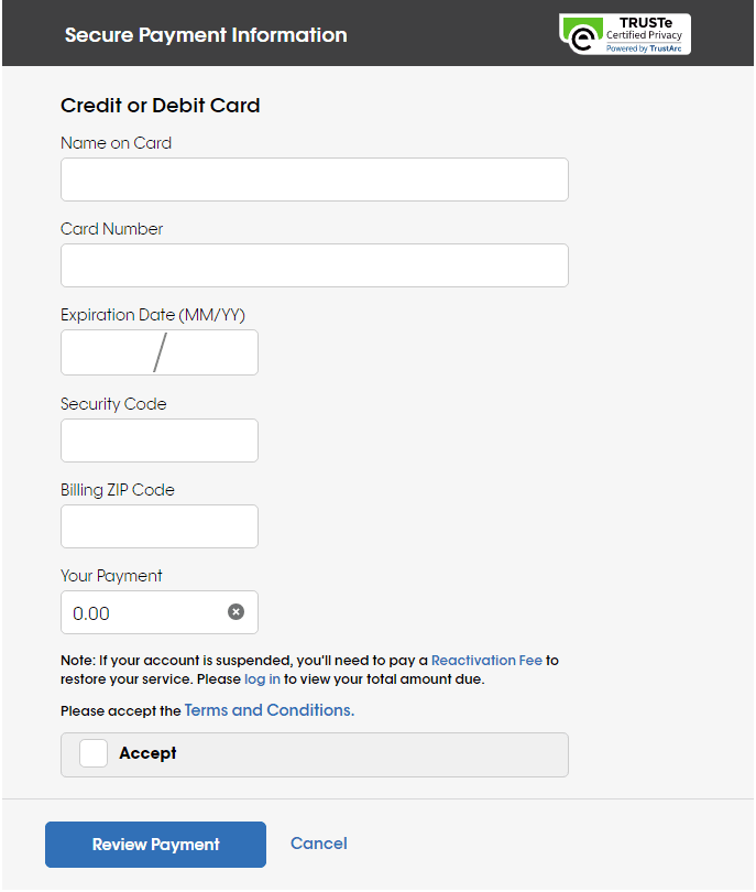 Cricket Wireless Quick Pay [How to] Fast Pay Without Signing In