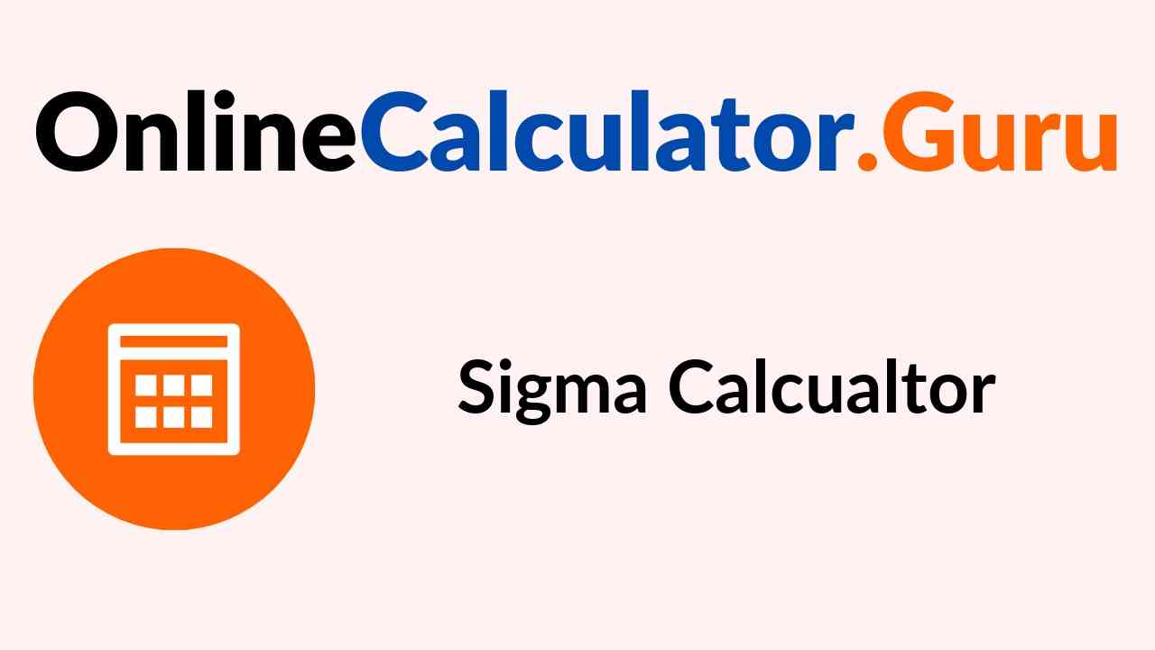 Sigma Calculator Free Online Summation Calculator Tool