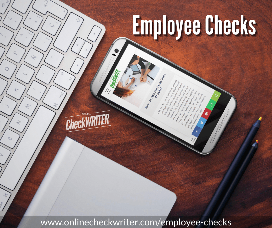 Employee Checks Online Check Writer