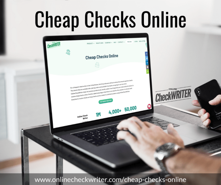 Cheap Checks Online Online Check Writer