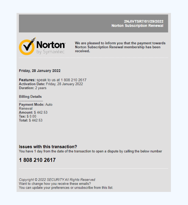 Norton Antivirus Scam Email How to Detect It and What to Do?
