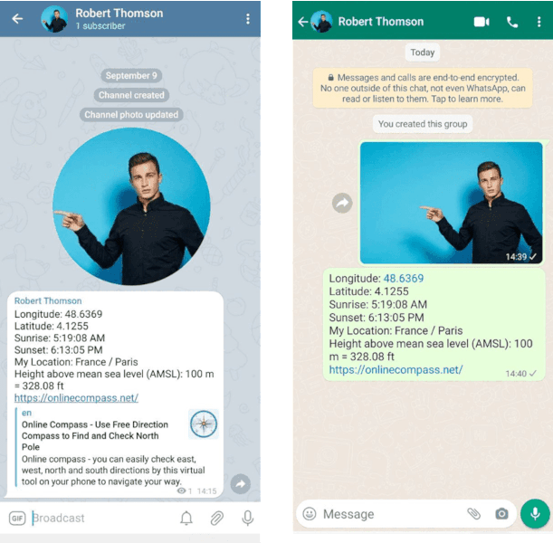 Online Compass Live and Free Compass to Find North Direction