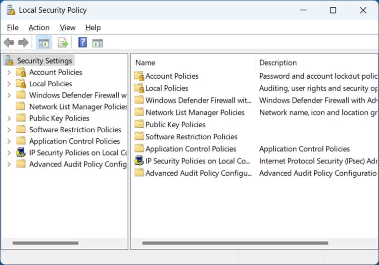 How to Enable the Local Security Policy Editor on Windows 11 Home Edition