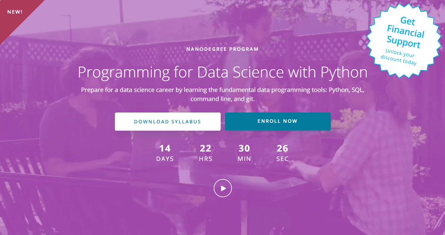 Udacity Programming for Data Science with Python Nanodegree